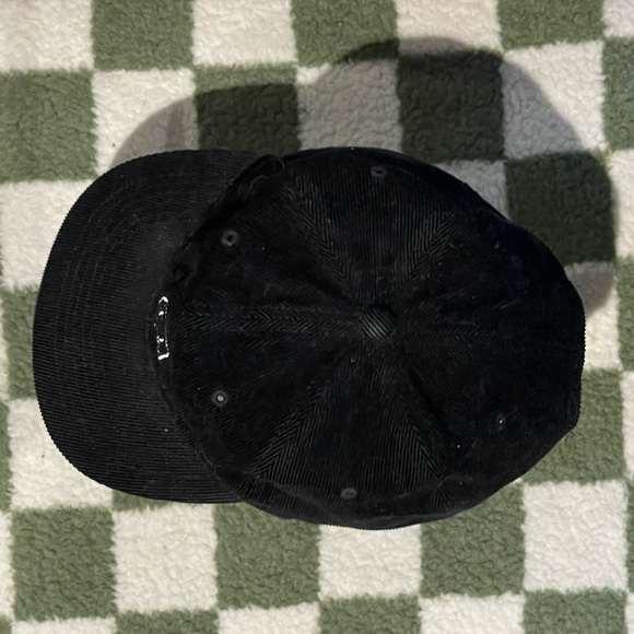 Quiet Life x Lonesome Rose - Black Corduroy Snapback - Picture 7 of 8